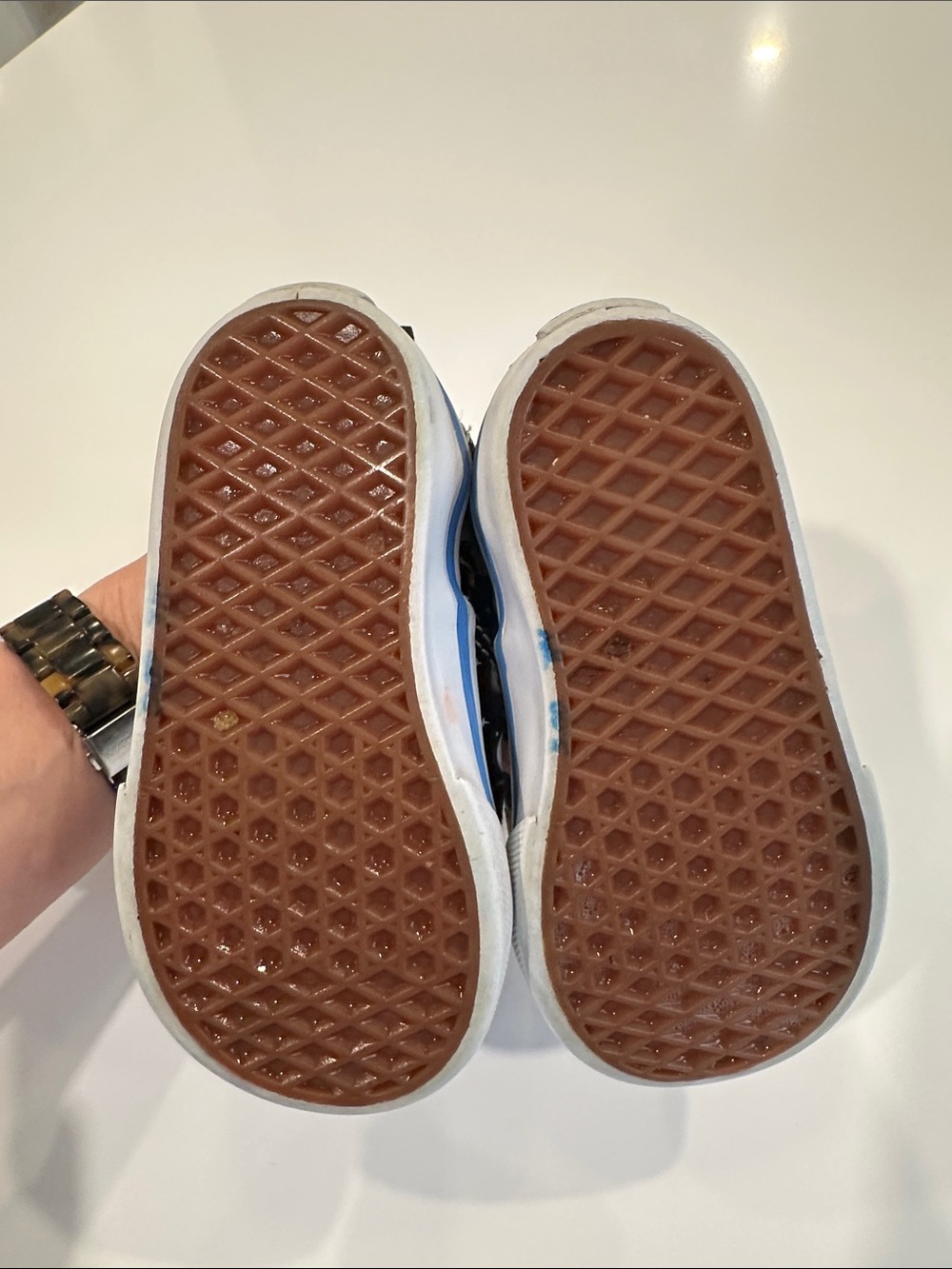 Vans Kids Black Space-Print Canvas Sneakers - Picture 4 of 4